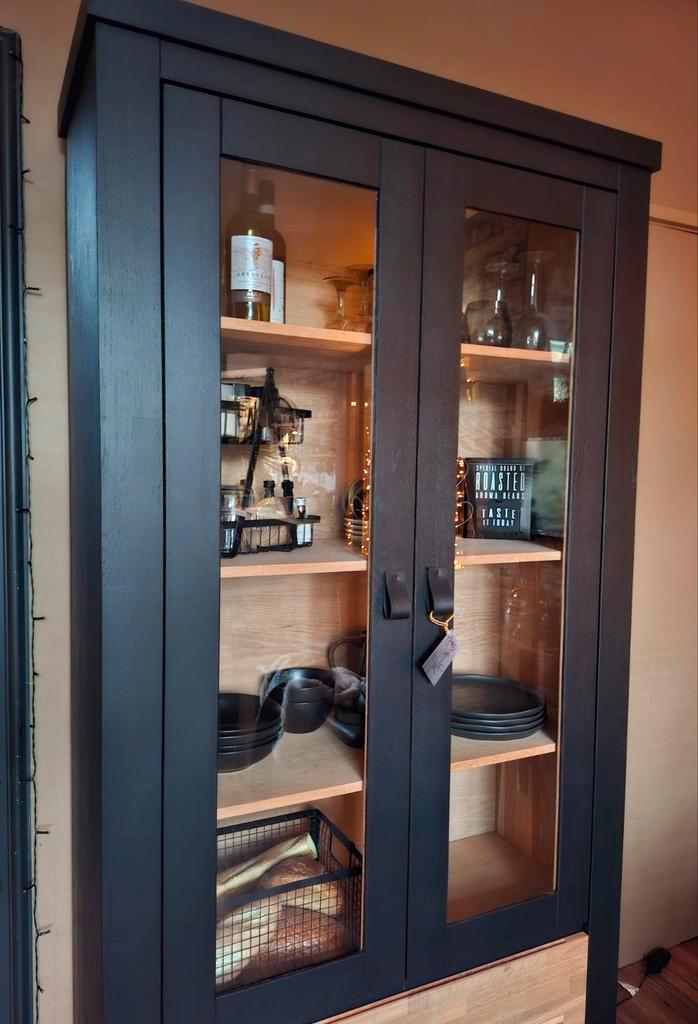 Mooi buffetkast vitrinekast, Huis en Inrichting, Kasten | Buffetkasten, Ophalen of Verzenden
