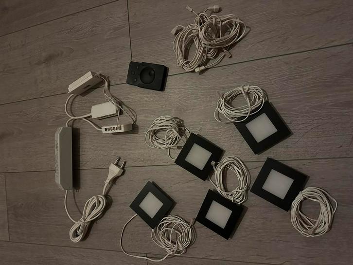 Hera leddimmer incl spotjes 24v/30w, Huis en Inrichting, Lampen | Spots, Zo goed als nieuw, Led, Ophalen of Verzenden