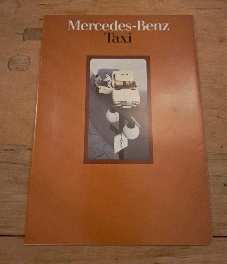 Mercedes-Benz Taxi brochure - 1981, Boeken, Auto's | Folders en Tijdschriften, Nieuw, Mercedes, Ophalen of Verzenden