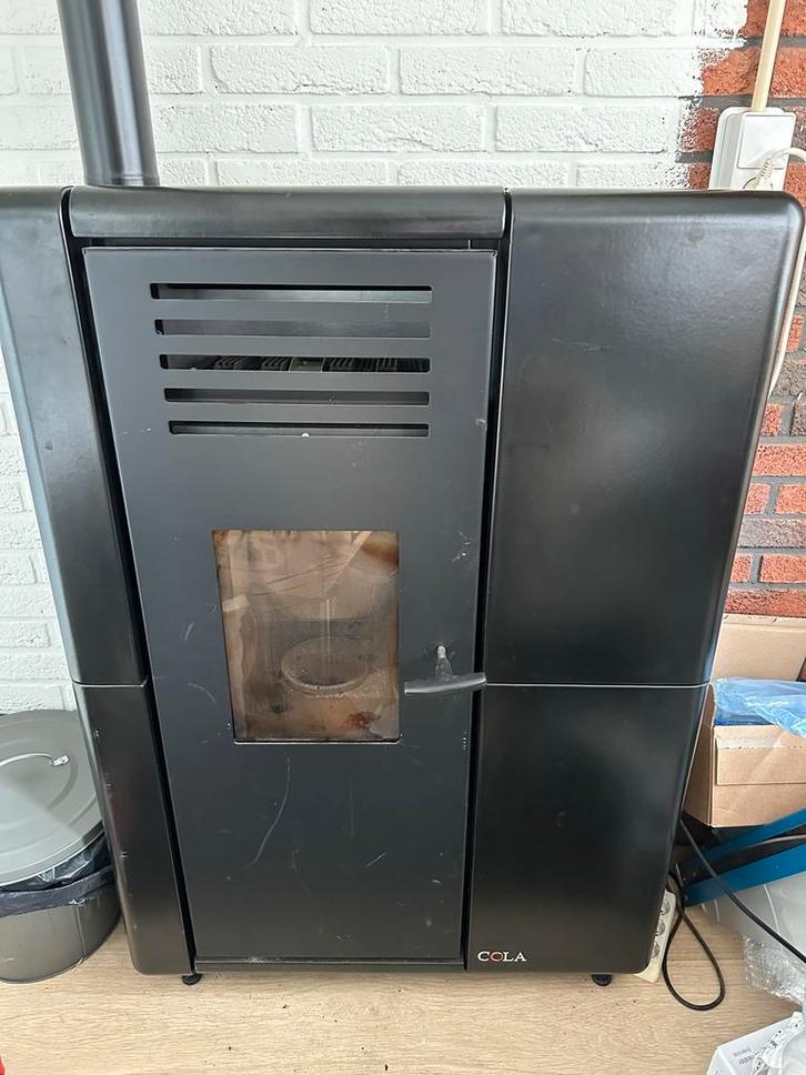 Cupido Pelletkachel 9kW - Weinig Gebruikt, Huis en Inrichting, Kachels, Zo goed als nieuw, Vrijstaand, Pelletkachel, Hout, Ophalen