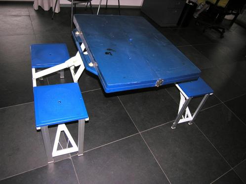 handige opvouwbare picknicktafel, Caravans en Kamperen, Kampeermeubelen, Gebruikt, Campingtafel, Ophalen