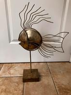 Metalen Vis sculptuur, Ophalen of Verzenden