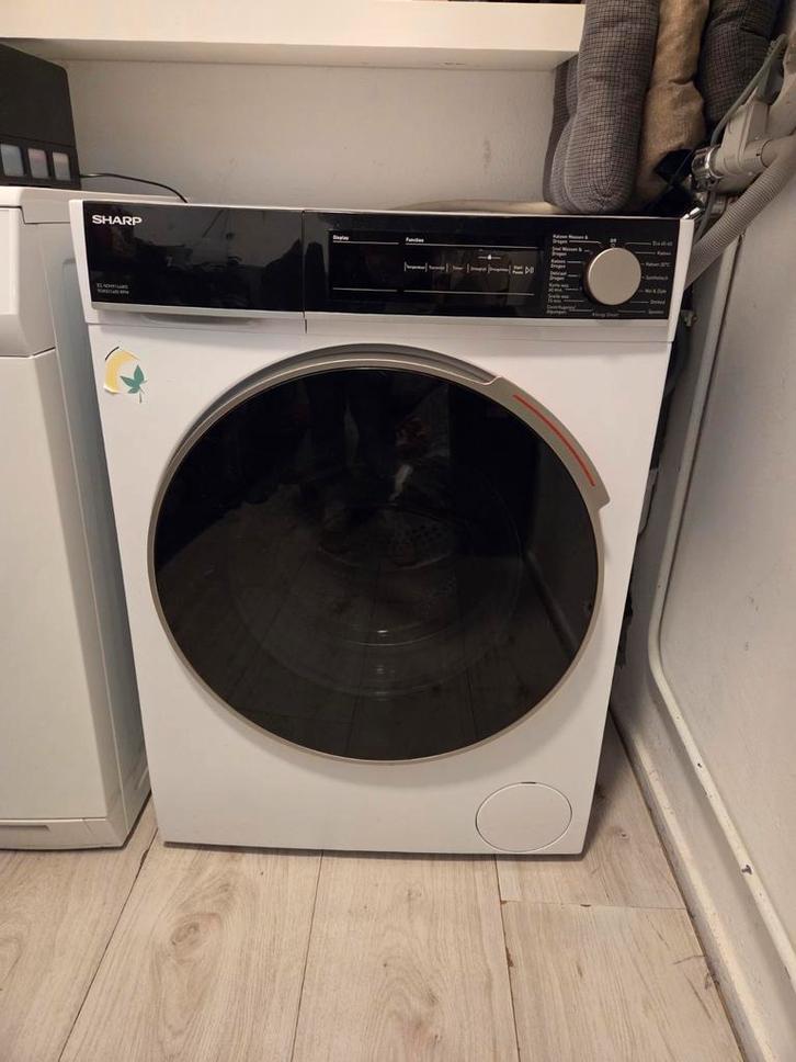 Sharp Voorlader Wasdroog combinatie - 2,5 jaar oud, Witgoed en Apparatuur, Wasmachines, Zo goed als nieuw, Voorlader, 6 tot 8 kg