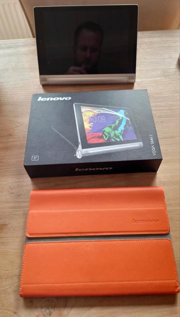 Lenovo Yoga Tablet 2-830L Platinum! + Lenovo hoes, zgan!, Computers en Software, Android Tablets, Zo goed als nieuw, Wi-Fi en Mobiel internet