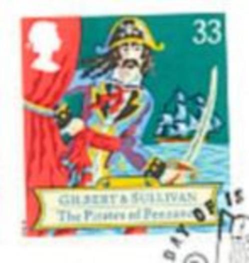 ENGELAND rondstempel 33p, Postzegels en Munten, Postzegels | Europa | UK, Gestempeld, Verzenden