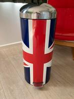 Brabantia prullenbak Union Jack, Huis en Inrichting, Ophalen, Gebruikt, Metaal, 75 cm of meer