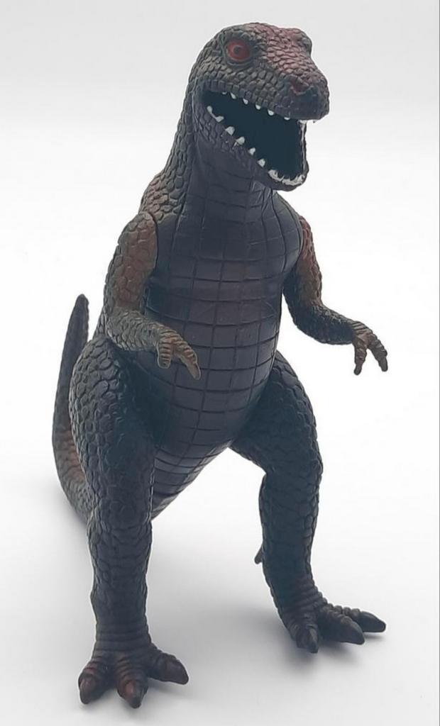 Vintage Godzilla T-Rex U.K.R.D. DM Dor Mei 1987 ca. 20cm, Verzamelen, Poppetjes en Figuurtjes, Zo goed als nieuw, Ophalen of Verzenden