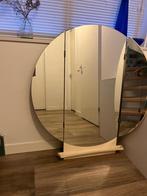 Jaren 60 spiegel, Huis en Inrichting, Woonaccessoires | Spiegels, Ophalen, Gebruikt, Rond, 75 tot 100 cm