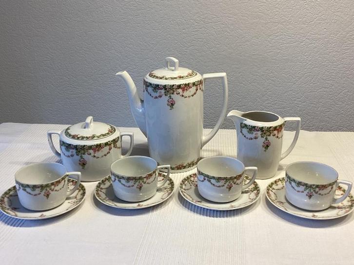 Antiek servies Moritz & Zdekauer, Antiek en Kunst, Antiek | Servies compleet, Ophalen of Verzenden