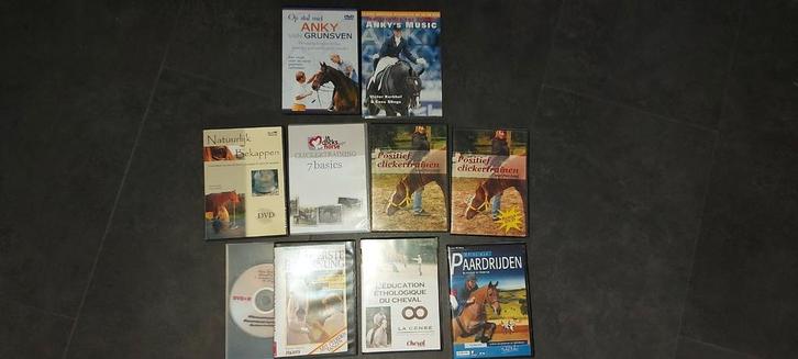 Diverse DVD's over training van paarden, Dieren en Toebehoren, Paarden en Pony's | Overige Paardenspullen, Zo goed als nieuw, Overige soorten