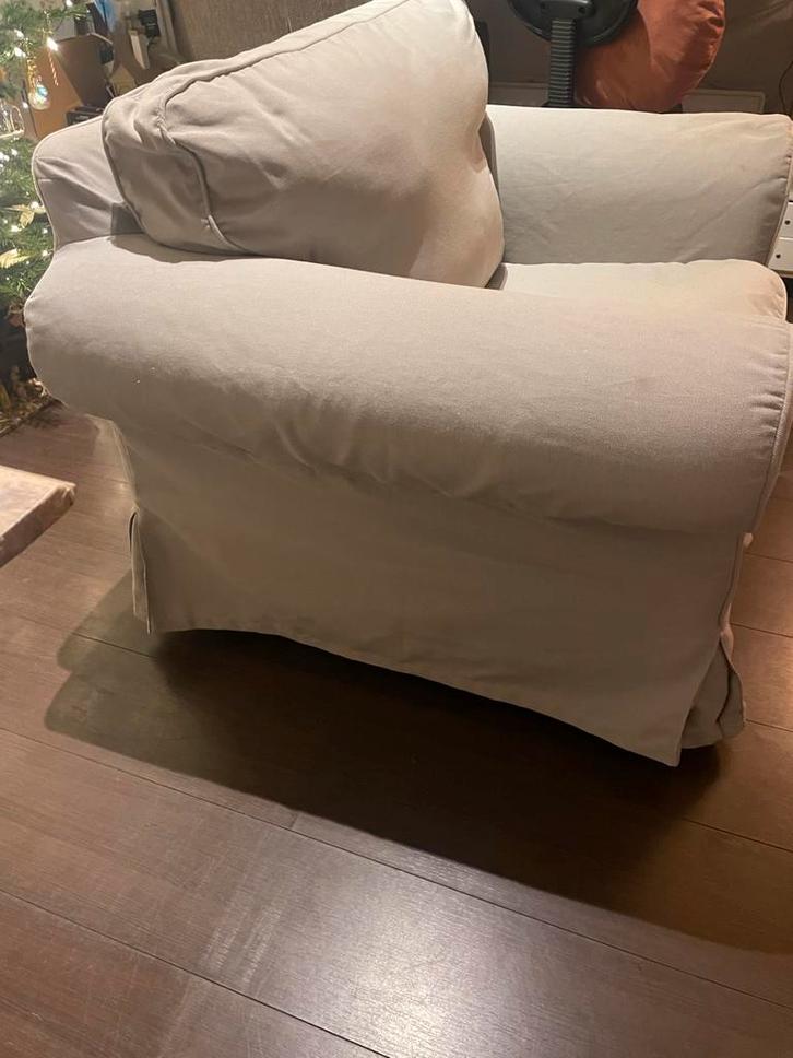Ikea Ektorp Fauteuil - Comfortabel en Stijlvol, Huis en Inrichting, Fauteuils, Gebruikt, Stof, 75 tot 100 cm, Ophalen