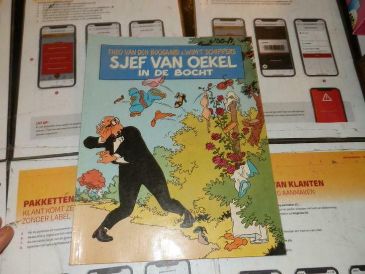 Sjef van oekel in de bocht 1989, Boeken, Stripboeken, Gelezen, Eén stripboek, Ophalen of Verzenden