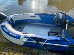 Mooie hibo rubberboot met buitenboordmotor 5pk, Watersport en Boten, Bootonderdelen, Ophalen, Gebruikt