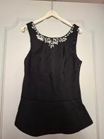Prachtige nieuwe top met steentjes, Kleding | Dames, Tops, Zwart, Nieuw, Ophalen of Verzenden, Zonder mouw