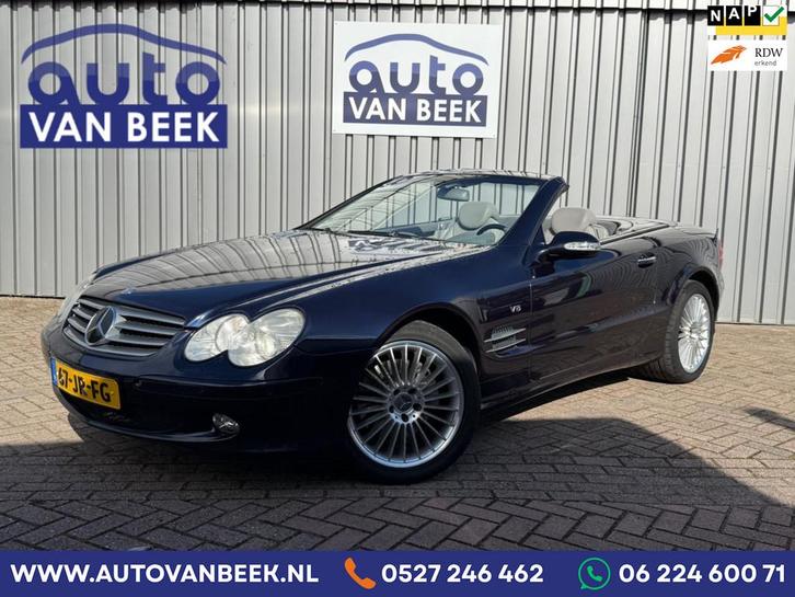 Mercedes-Benz SL-klasse 500|Cabrio|V8|Luchtvering|ACC|Stoelv, Auto's, Mercedes-Benz, Bedrijf, Te koop, SL, ABS, Achteruitrijcamera
