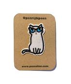 Opstrijkpoes applicatie kat, Hobby en Vrije tijd, Naaien en Fournituren, Ophalen of Verzenden, Nieuw, Applicatie