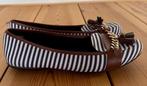 Clarks loafers / ballerina's - Blauw Wit Streep - Maat 39, Blauw, Zo goed als nieuw, Clarks, Ballerina's