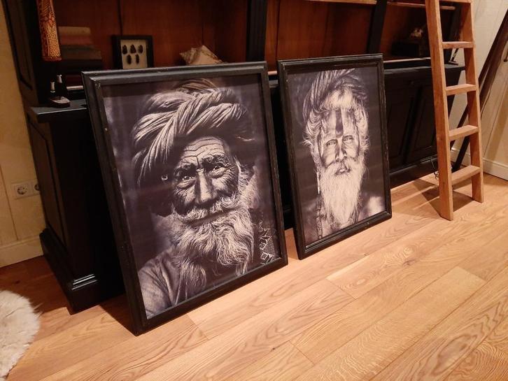 Landelijke stoere vintage india schilderijen wanddecoratie, Antiek en Kunst, Antiek | Meubels | Kasten, Ophalen