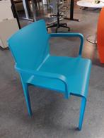 Pedrali kantine / eet / terrasstoel, binnen & buiten, blauw, Ophalen, Gebruikt, Meubilair