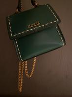 Mini handtas GUESS / Donkergroen GROEN/ ketting, Verzenden, Zo goed als nieuw, Groen, Handtas