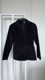 Colbert/blazer pieces suede zwart, Zwart, Maat 42/44 (L), Ophalen of Verzenden, Zo goed als nieuw
