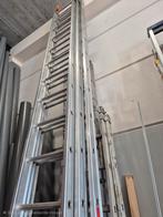 Te koop: Schuifladder uit 2006 / 3delig (3x17), Doe-het-zelf en Verbouw, Ladders en Trappen, Ophalen, Gebruikt, 4 meter of meer