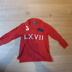 Rode Polo Ralph Lauren Shirt Maat 4/4T, Ophalen of Verzenden, Zo goed als nieuw, Jongen, Shirt of Longsleeve