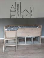 Peuterbed steigerhout, Kinderen en Baby's, Kinderkamer | Stapelbedden en Hoogslapers, Ophalen, Gebruikt, Overige typen