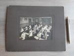 grote oude schoolfoto S. Frank, Scheveningen, jaren 20-30, Gebruikt, Foto, Ophalen of Verzenden, Voor 1940