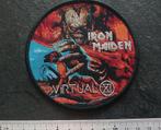 Iron Maiden  limited edition Virtual XI circle patch 267, Nieuw, Kleding, Verzenden