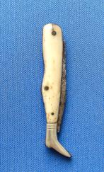 Antiek Erotisch Zakmesje in vorm van Damesbeen Erotica, Verzenden