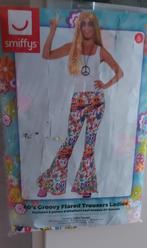 Flared broek leuk voor disco of hippy feestje (S), Kleding | Dames, Carnavalskleding en Feestkleding, Ophalen of Verzenden, Zo goed als nieuw