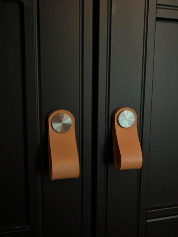 2x Ikea Pax Flisberget deuren antraciet Östernäs greepjes beschikbaar voor biedingen
