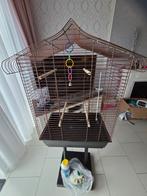 Vogelkooi op standaard, Dieren en Toebehoren, Ophalen of Verzenden, Metaal, Vogelkooi
