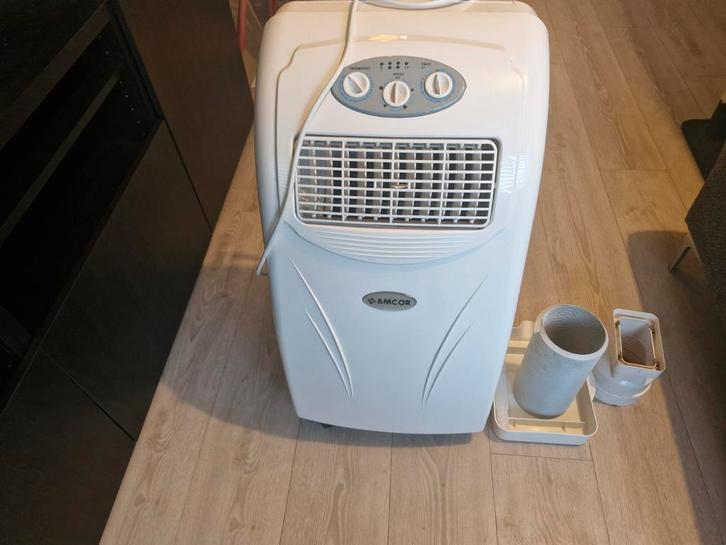Amcor Mobiele Airco -, Witgoed en Apparatuur, Airco's, Gebruikt, Mobiele airco, Minder dan 60 m³, 3 snelheden of meer, Koelen en Ontvochtigen