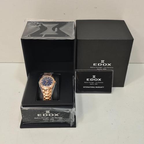 Edox Les Bémonts 57004-37R-BUIR Dameshorloge 30mm Nieuw, Sieraden, Tassen en Uiterlijk, Horloges | Dames, Nieuw