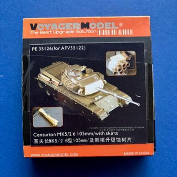 Voyager	PE35126	Centurion Mk.V/2 6 105mm/with Skirts	1/35 beschikbaar voor biedingen