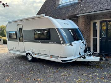 Hobby excellent 460 UFE met mover, Thule luifel, fietsdrager beschikbaar voor biedingen