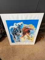 carlos blaaker zebras geprinte versie, Ophalen of Verzenden