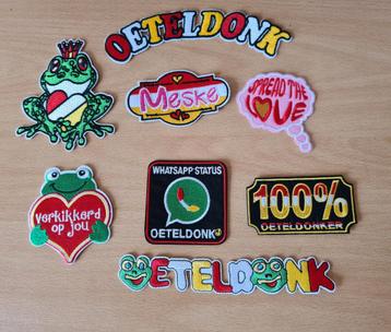 Set mooie  Oeteldonk emblemen jasje Carnaval Den Bosch  beschikbaar voor biedingen