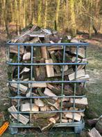 Droog openhaardhout kachelhout, Eiken 6 jaar droog, Tuin en Terras, Haardhout, Minder dan 3 m³, Ophalen of Verzenden, Eikenhout