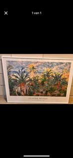 Monet Poster met Lijst - 100x70cm, Antiek en Kunst, Ophalen of Verzenden