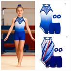 Turnpakje+ turnbroekje blauw 116 122 128 134 140 146 152, Blauw, Nieuw, Turnpak(je), Kindermaat 122 t/m 140