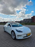 Tesla Model 3 Long Range AWD 75kWh PPSW, Auto's, Automaat, Zwart, Wit, Leder