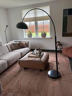 Elegante booglamp op voet, Huis en Inrichting, Lampen | Vloerlampen, Ophalen of Verzenden, Gebruikt, Metaal, 150 tot 200 cm