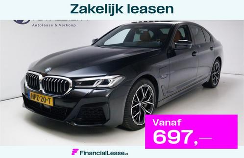 BMW 5 Serie 545e xDrive High Executive M-sport 394 PK | Pano, Auto's, BMW, Bedrijf, Lease, Financial lease, 5-Serie, 360° camera