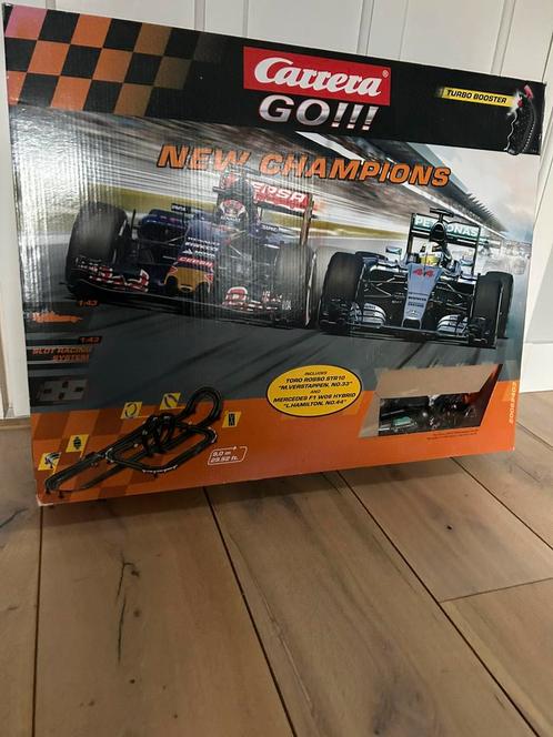 Carrera Go!! Racebaan Verstappen Hamilton, Kinderen en Baby's, Speelgoed | Racebanen, Gebruikt, Racebaan, Elektrisch, Carrera