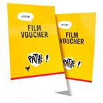 Pathé bioscoop vouchers geldig hele week vaste prijs €10,50, Tickets en Kaartjes, Kortingen en Cadeaubonnen, Kortingsbon, Eén persoon