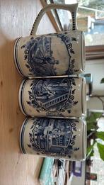 Drie delfsblauwe pullen, Ophalen of Verzenden, Zo goed als nieuw