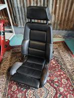 Vintage zwart leder RECARO stoel, BMW op te frissen, Auto diversen, Tuning en Styling, Ophalen